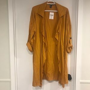 Mustard Gold Overcoat/ Cardigan
